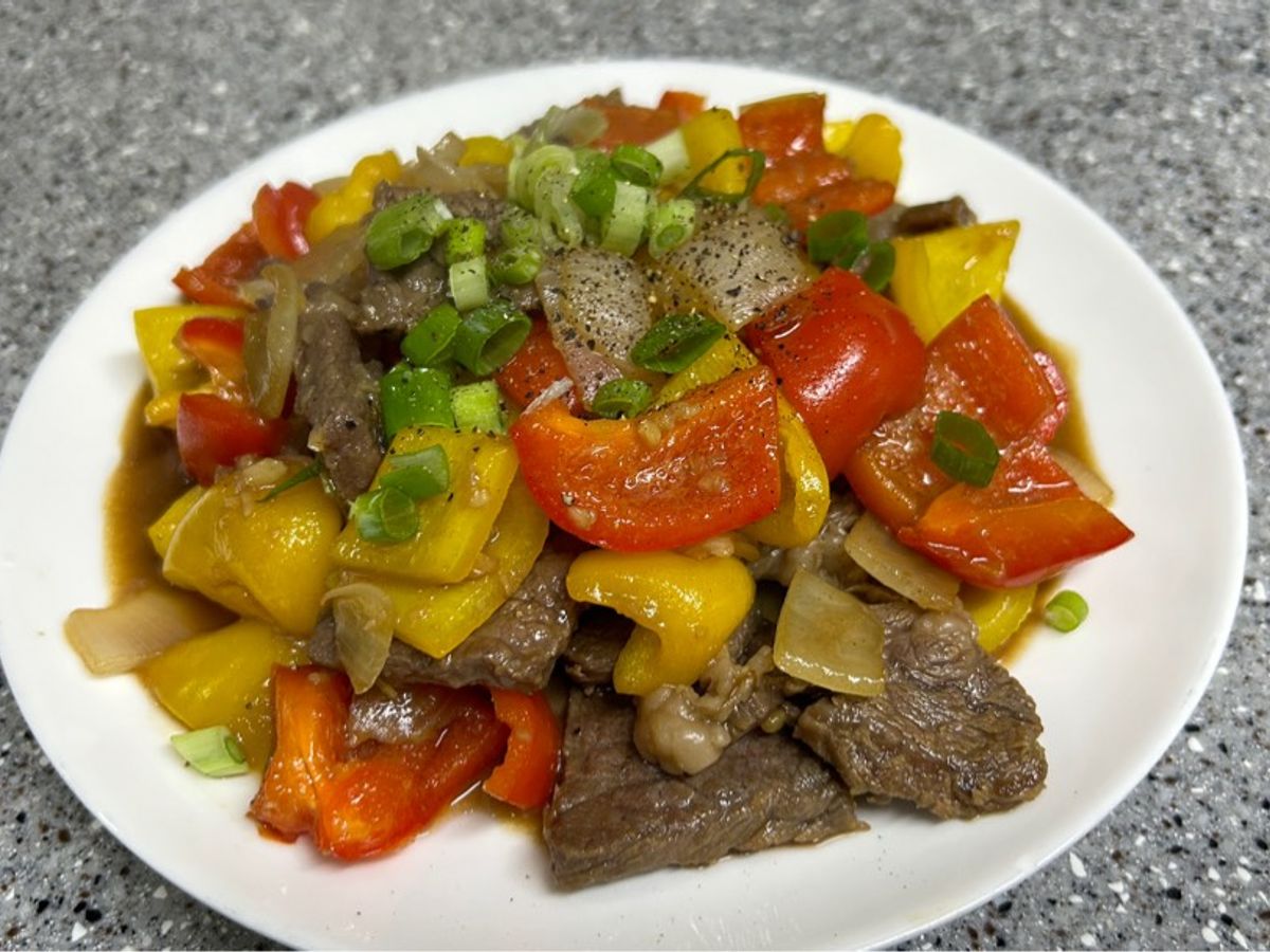 Bò xào ớt chuông 🫑