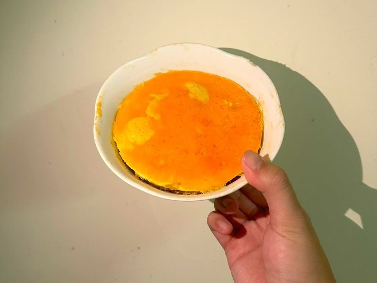 Cá nục thính chưng trứng