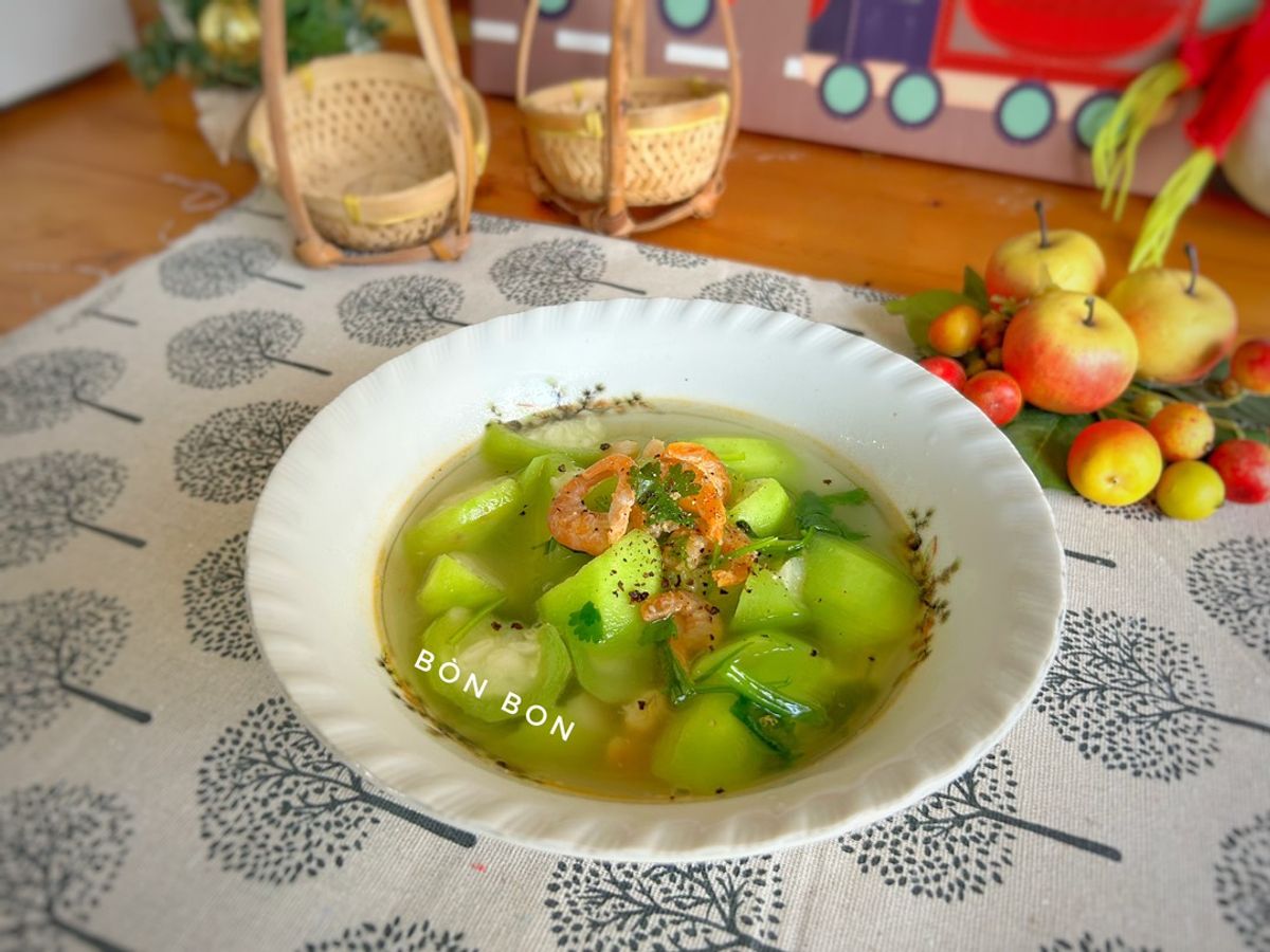 Canh Mướp Khía Nấu Tôm Khô
