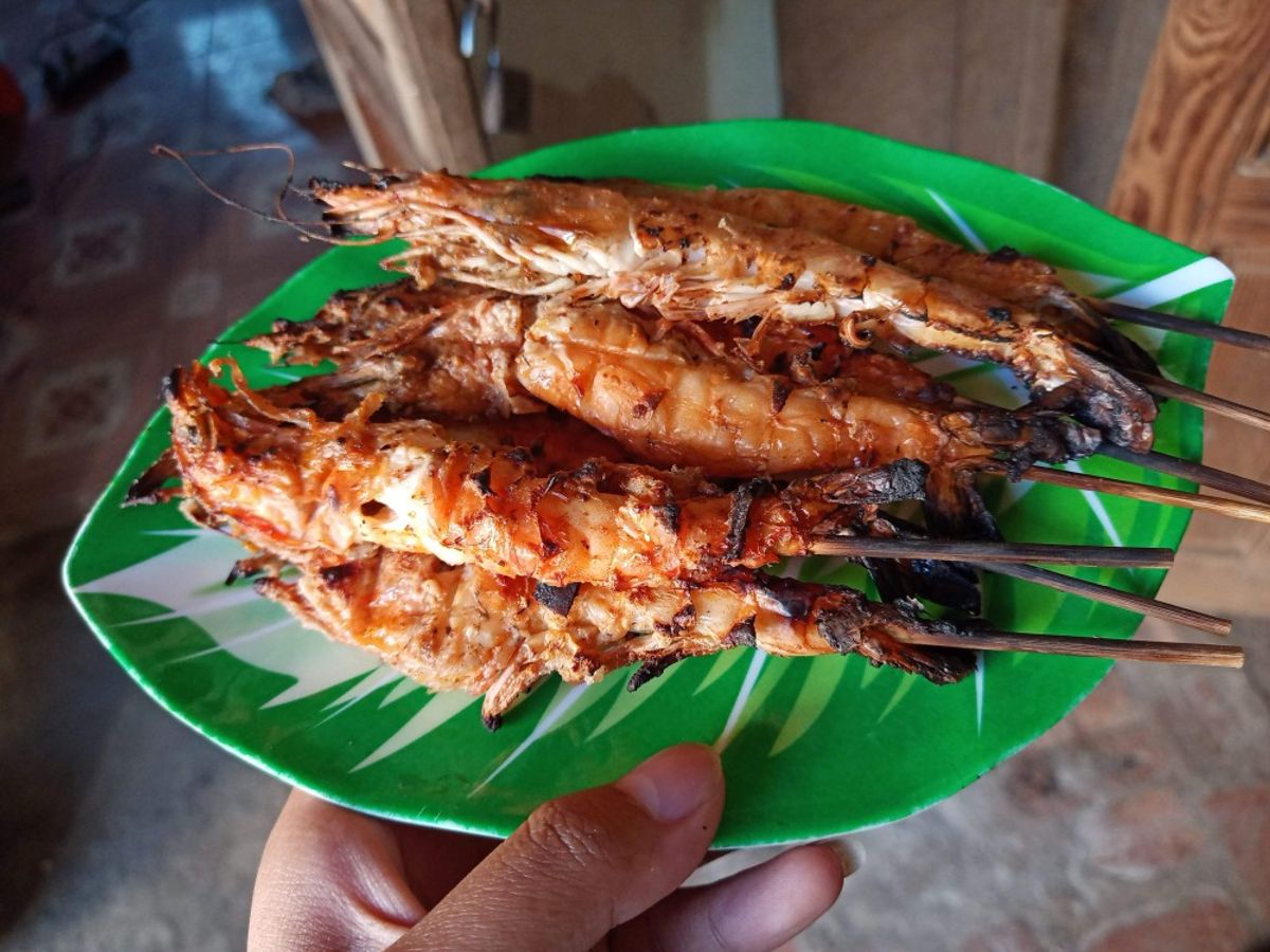 Tôm nướng vị nguyên bản