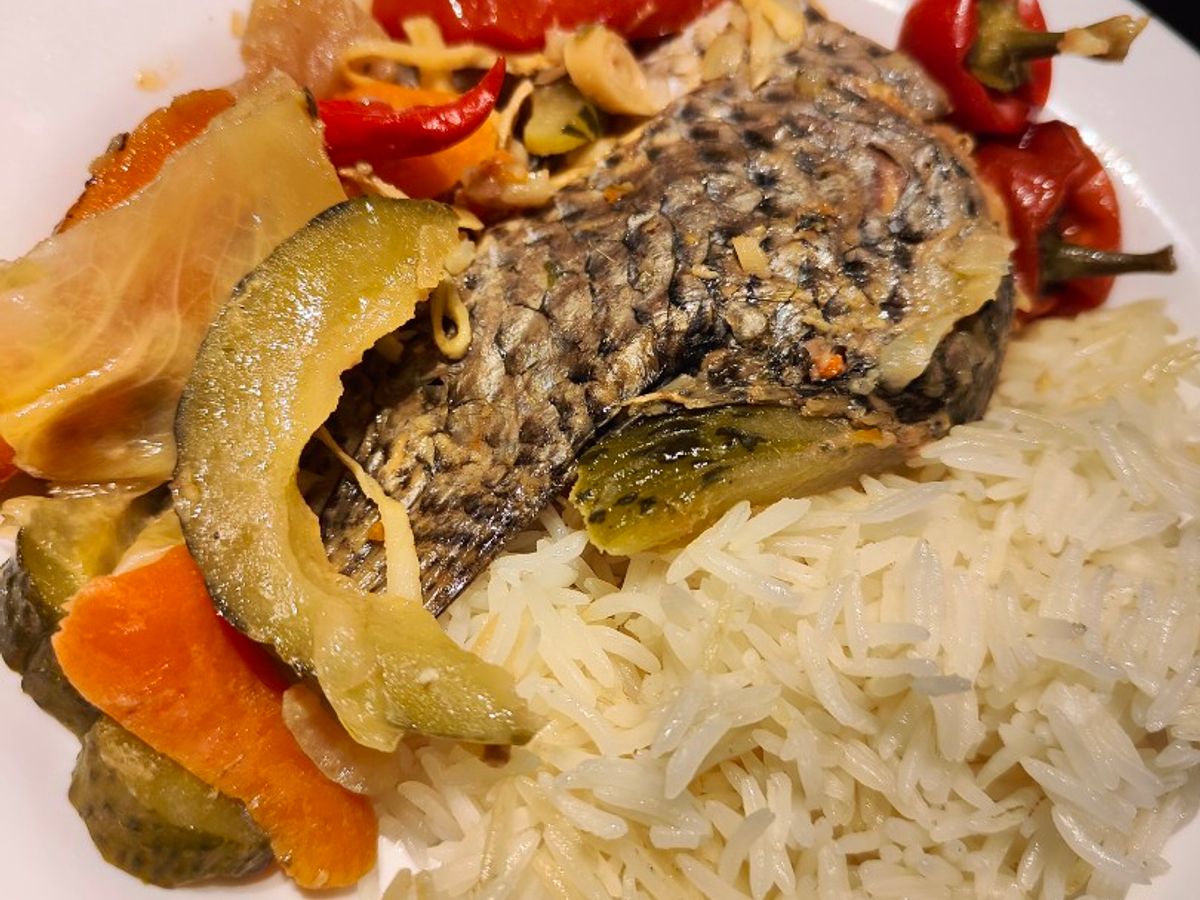 Cá rô phi kho