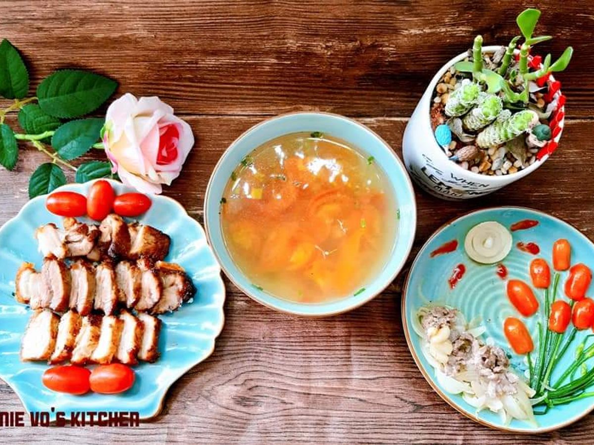 Mâm cơm mẹ nấu