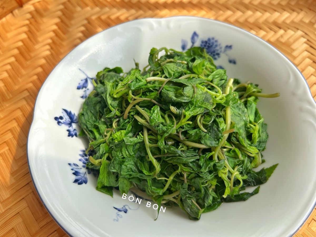 Rau đay luộc