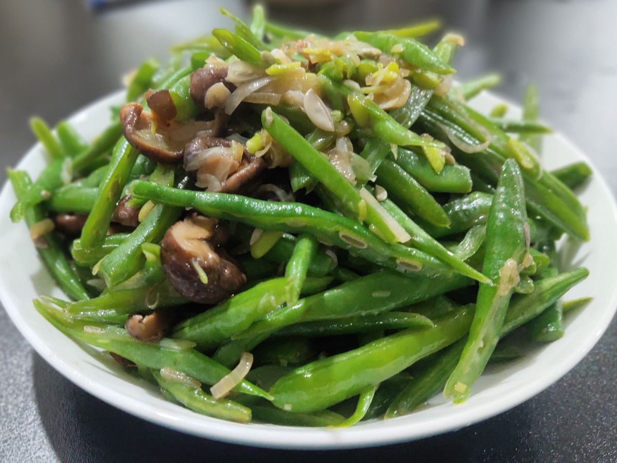 Đậu Cô Ve Xào Nấm Hương