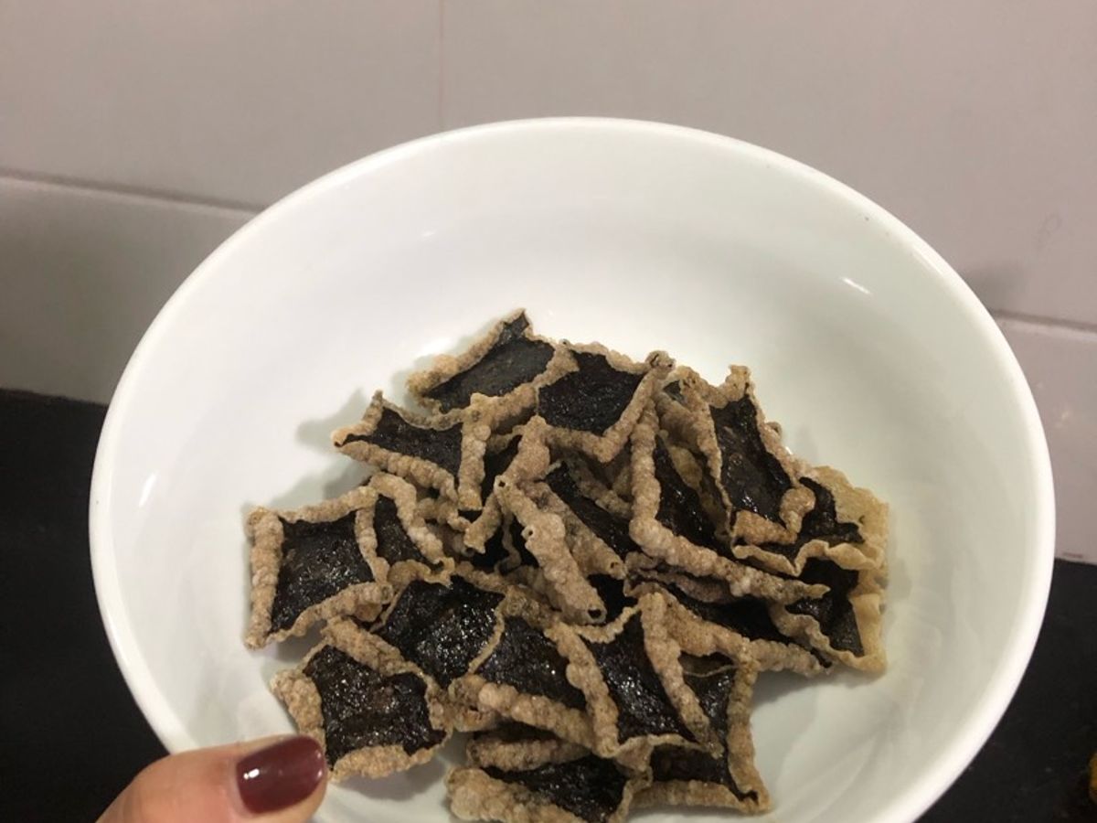 Da cá chiên chay