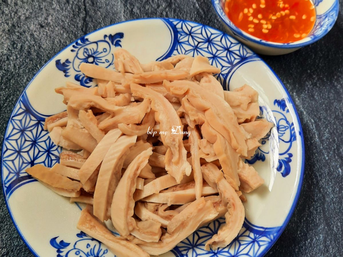 Bao tử heo luộc
