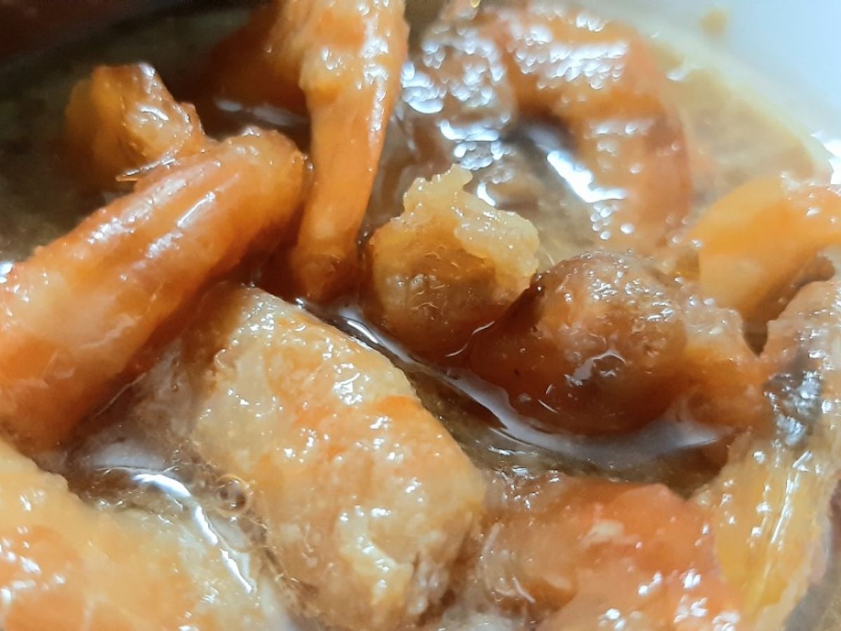 Tôm khô rim nước mắm