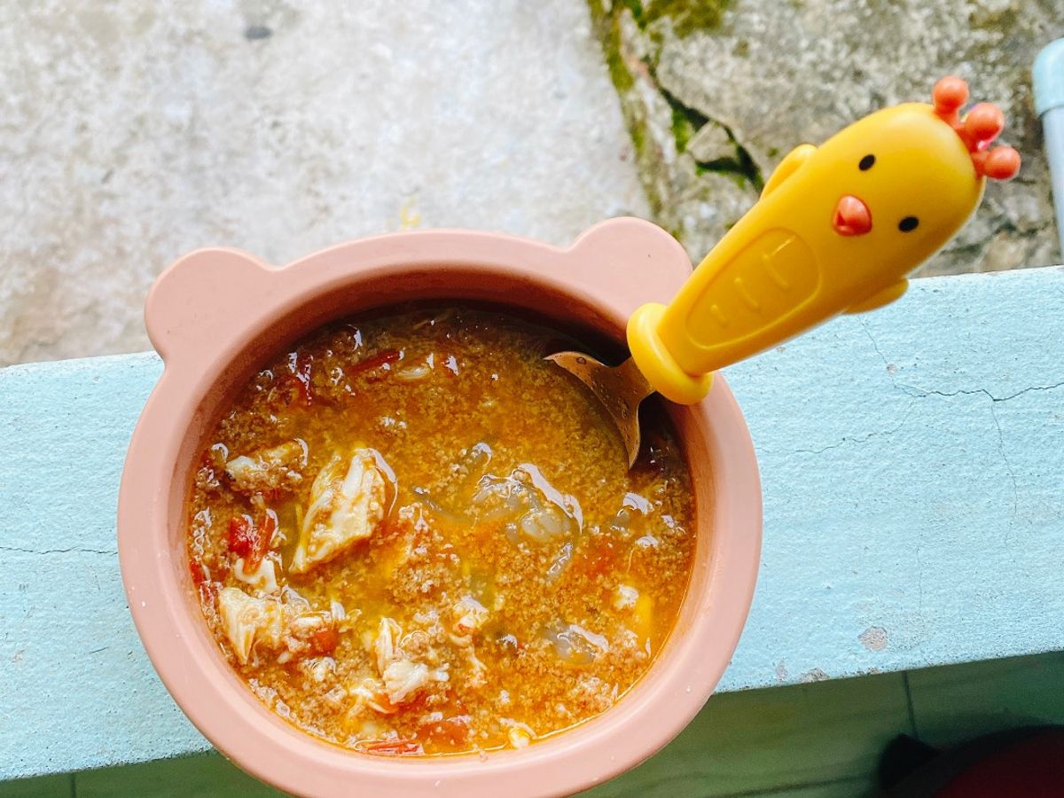 Bữa sáng cho bé: Bánh canh cua