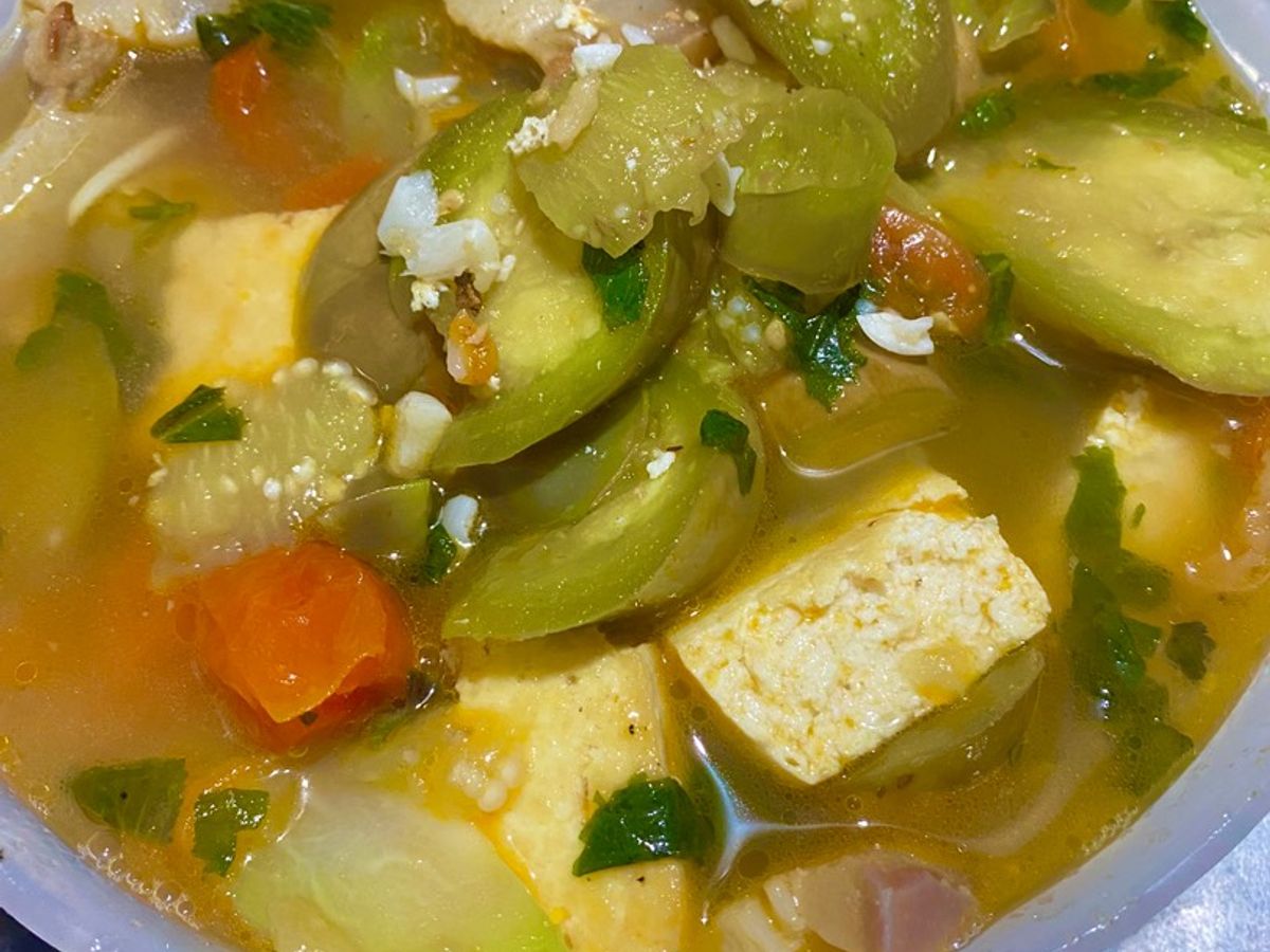 Canh Cà Tím Đậu Phụ
