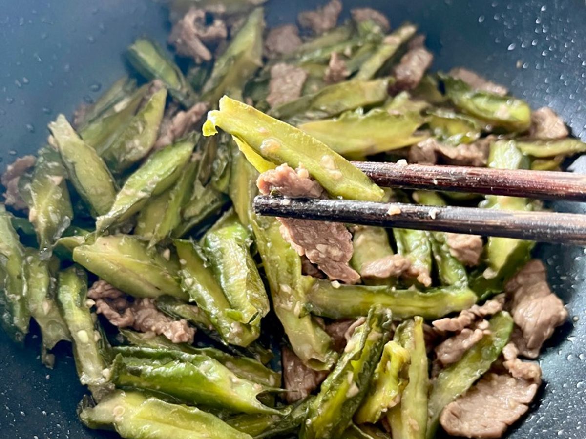Bò xào đậu rồng