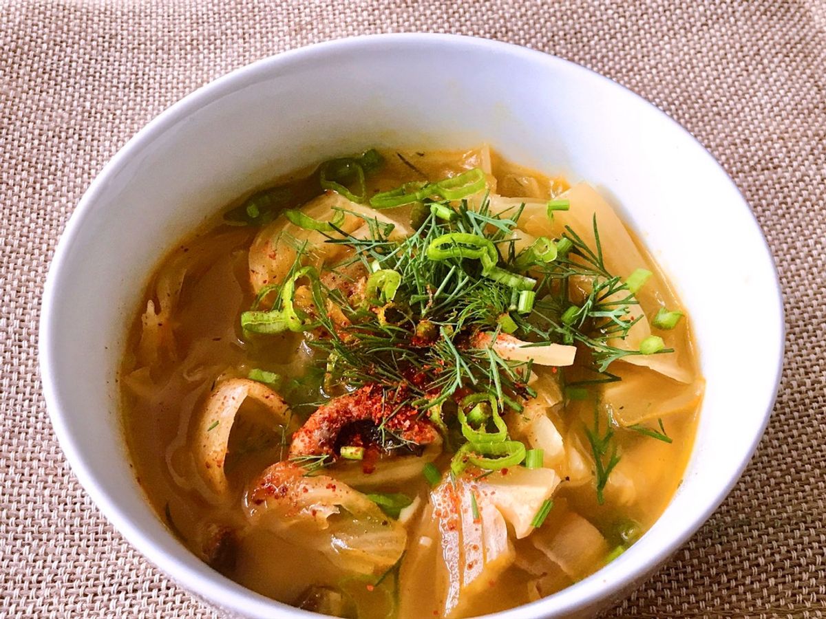 🌱 Canh Chua Nấm & Củ Hủ Kim Chi Chay
