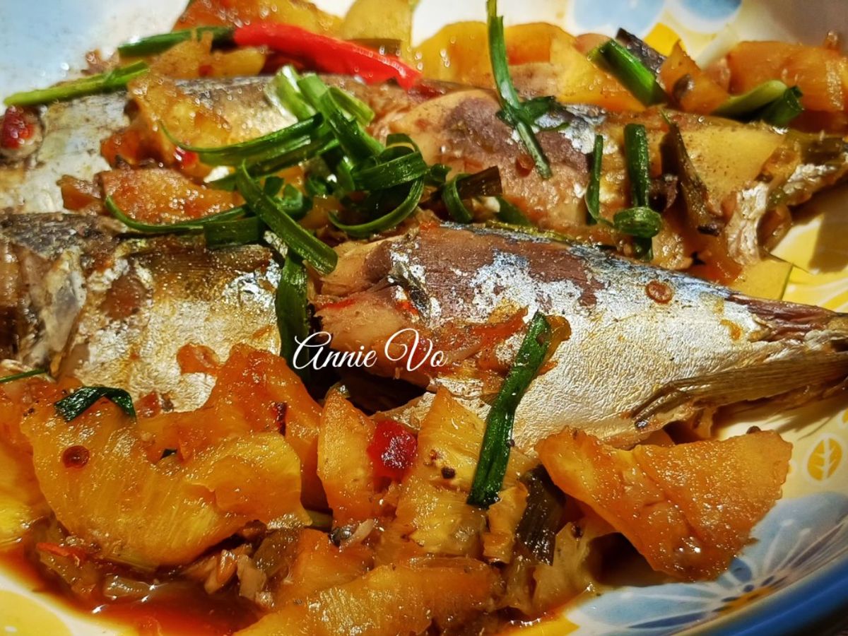 Cá bạc má kho thơm