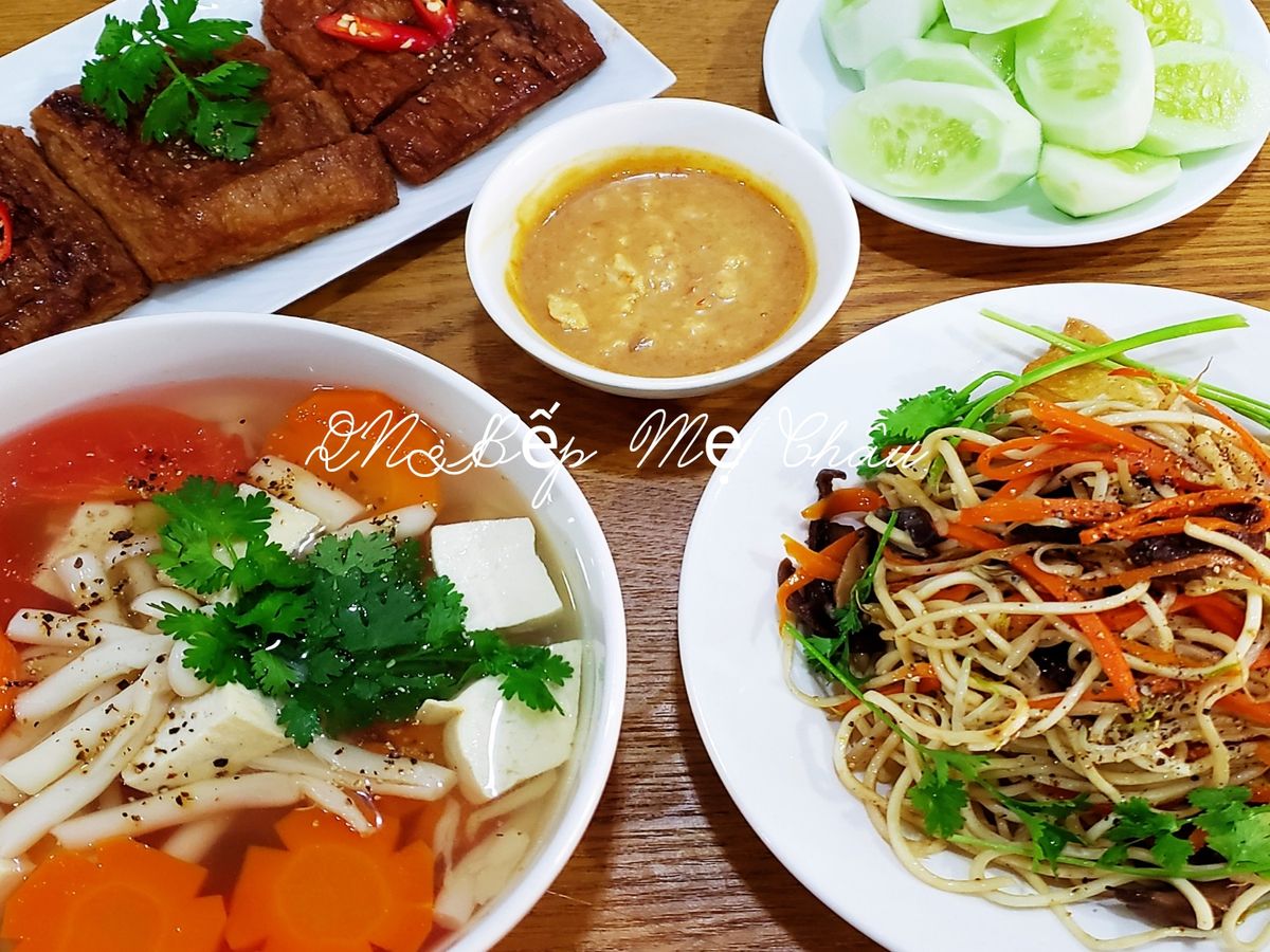 Cơm nhà đơn giản mà ngon 199(cơm chay)