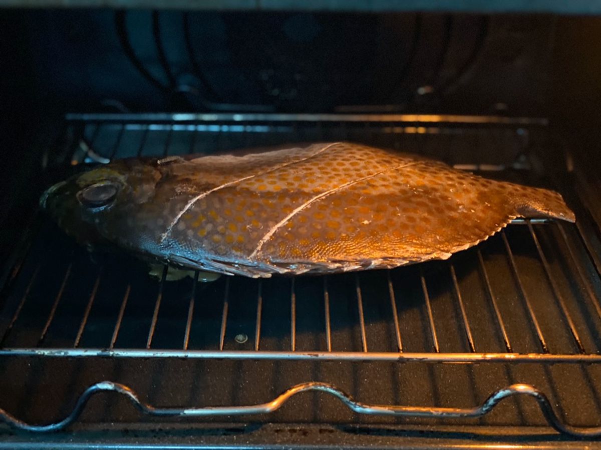 Cá Dìa Nướng Mắm Nhỉ
