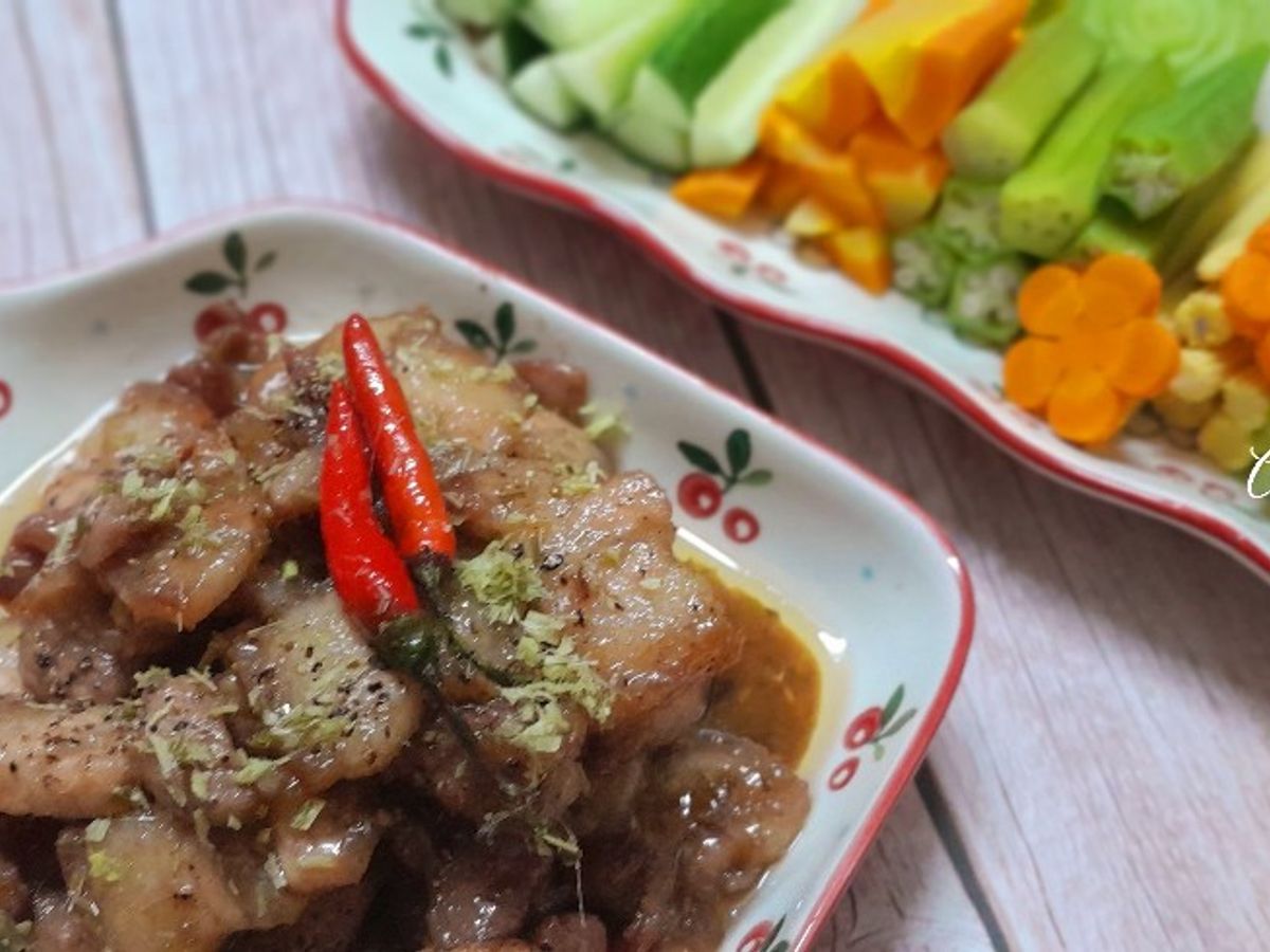 Mắm ruốc kho thịt đơn giản