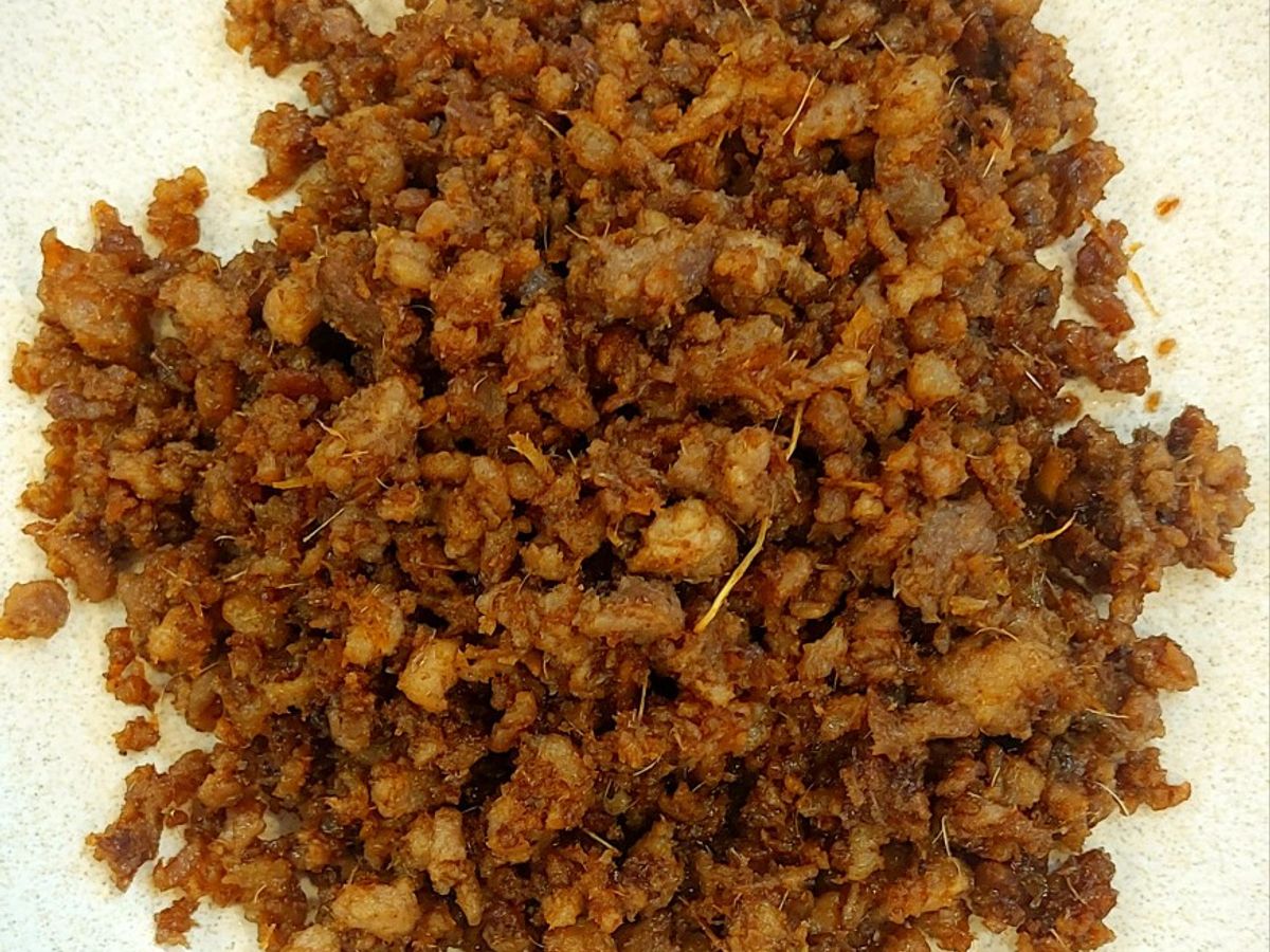 Thịt chưng mắm tép