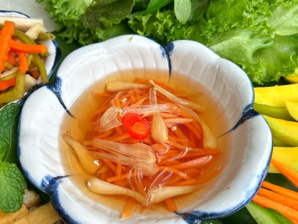 Nước Mắm Kiệu Chua Ngọt (Ăn bún thịt nướng, bún chả giò,…)
