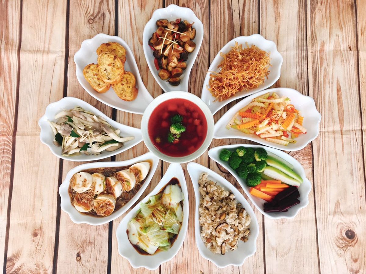 Mâm cơm chay lễ, tết (số 4)