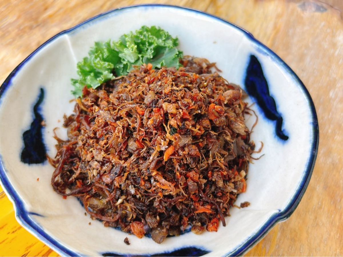 Ruốc nấm ngưu bàng