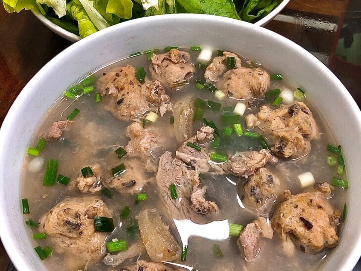 Canh Sấu Nấu Mộc Và Thịt Bò