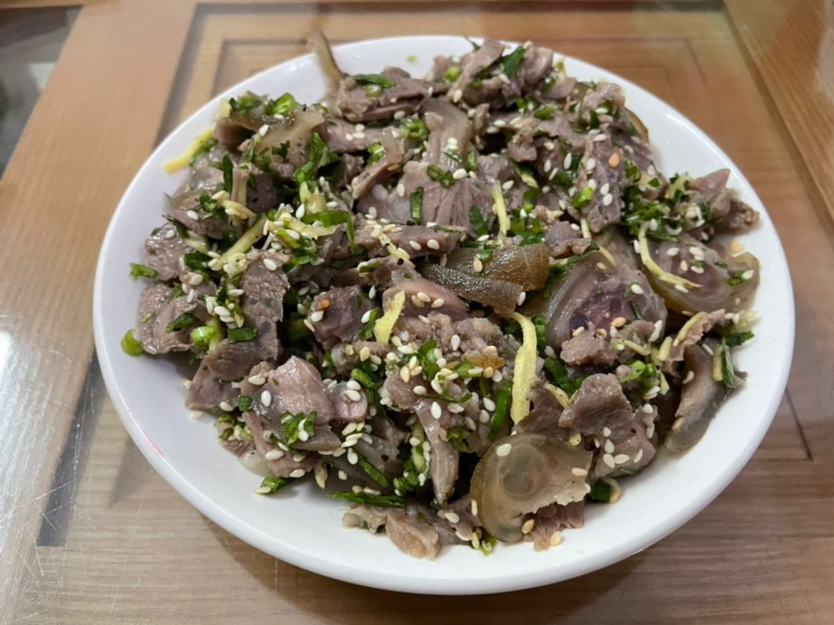 Thịt dê bóp ^^