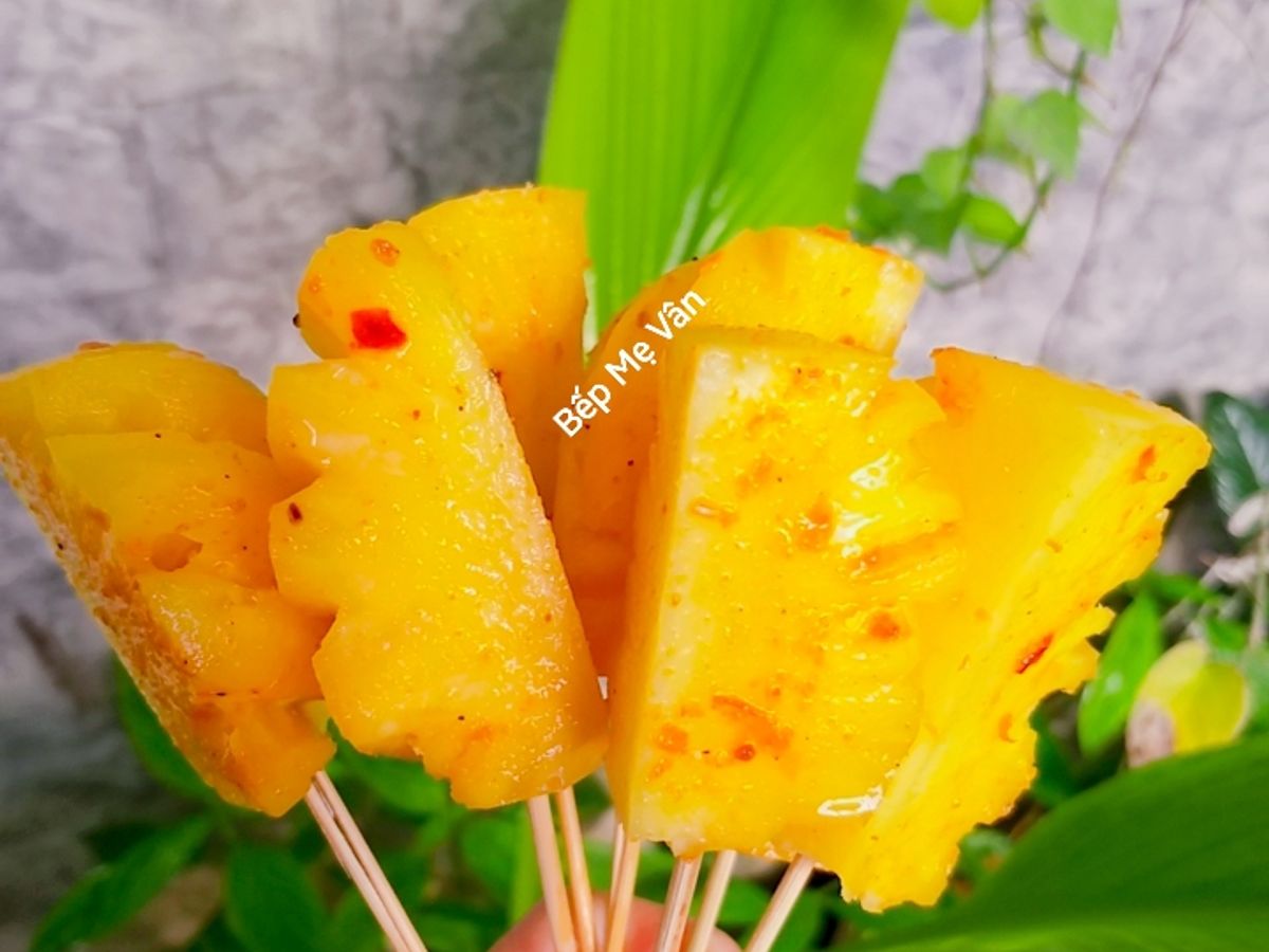 Thơm Thái lắc muối tôm 🍍🍍🍍