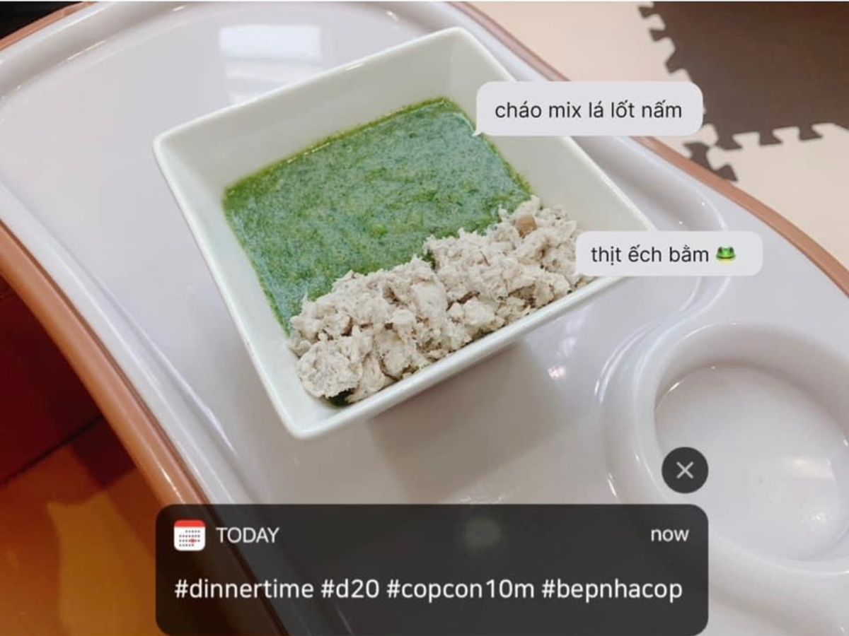 Cháo thịt ếch nấm 🍄 lá lốt