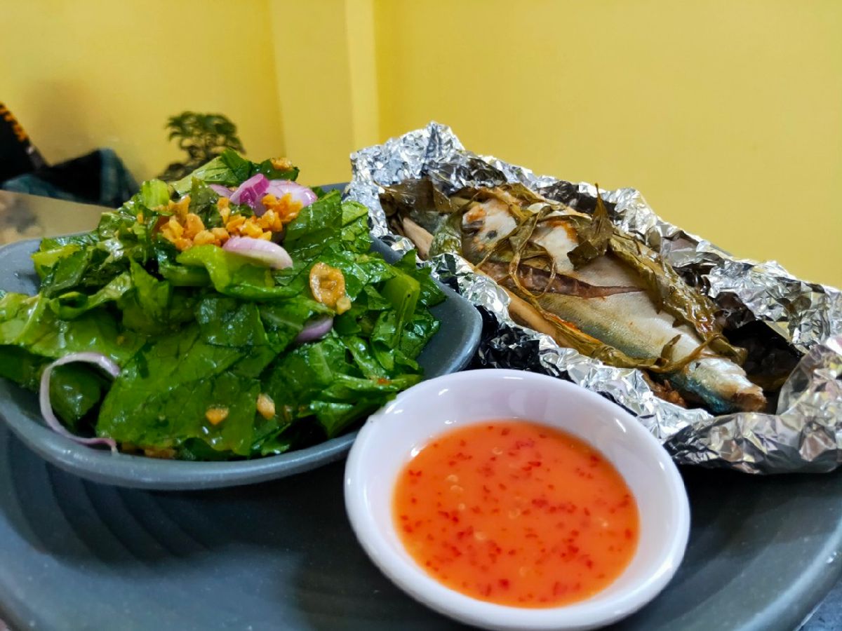 Cá ngân nướng