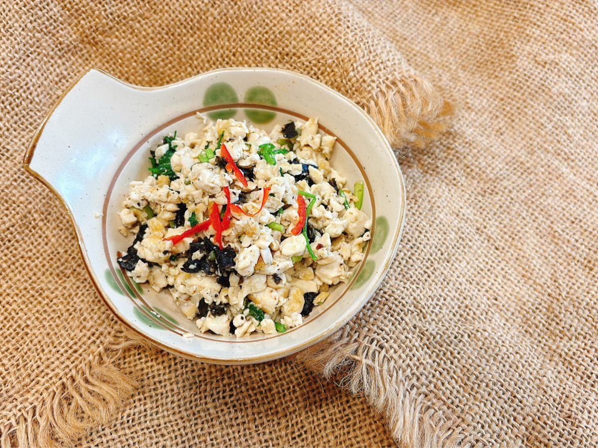 Đậu Hũ Non Xào Rong Biển