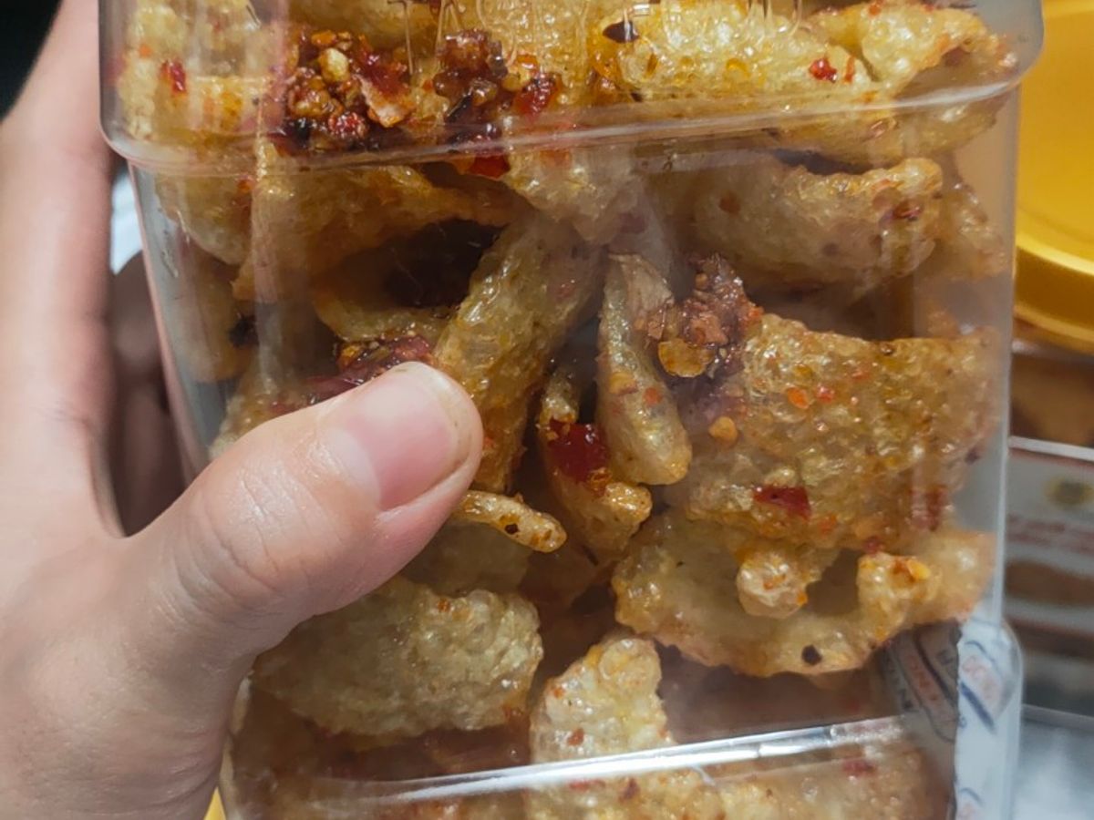 Bì heo chiên mắm tỏi