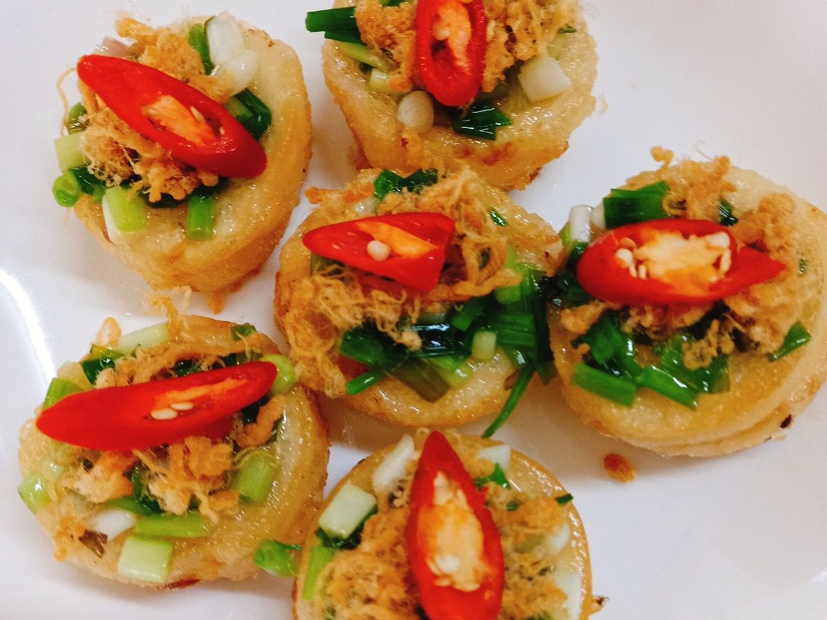 Tàu hủ non thịt chà bông