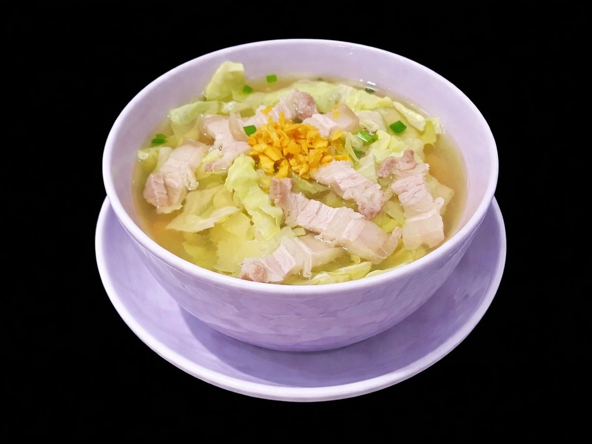 SP.0688 - Canh Bắp Cải Thịt Heo Luộc