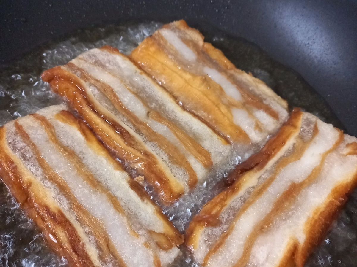 Làm thịt ba chỉ chay