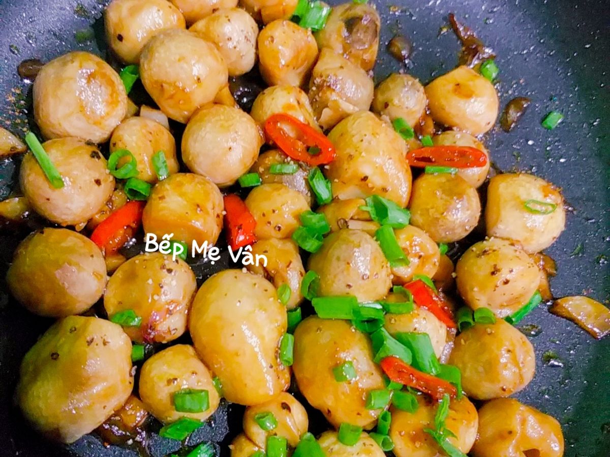 Nấm rơm kho nước tương