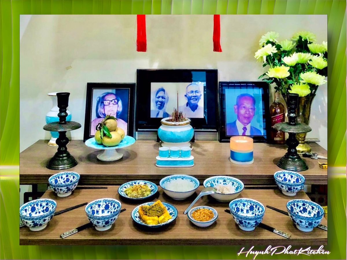 Mâm Cơm Dâng Ông Bà