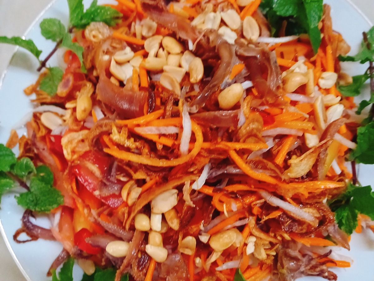 Gỏi khô mực