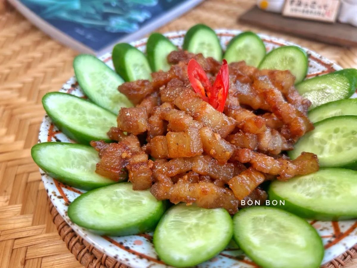 Thịt Ba Chỉ Xào Mắm Tép