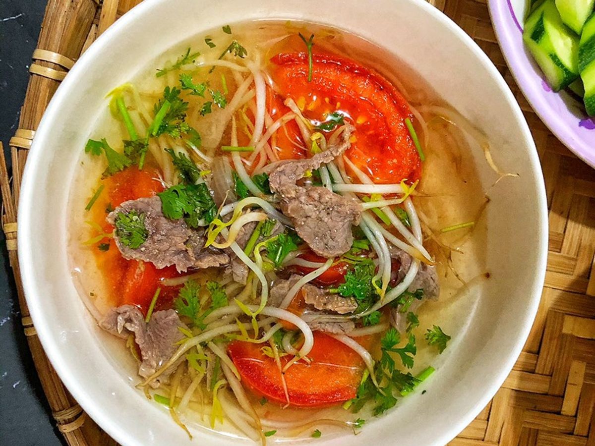 Canh Thịt Bò Nấu Giá & Cà Chua 🍅