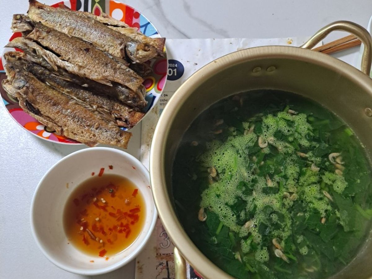 Mâm cơm mùa hè tuần 1