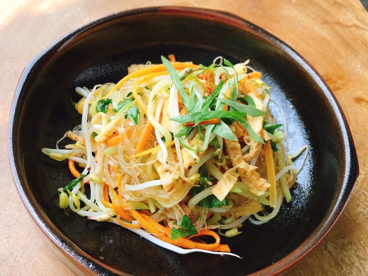 Miến xào rau củ