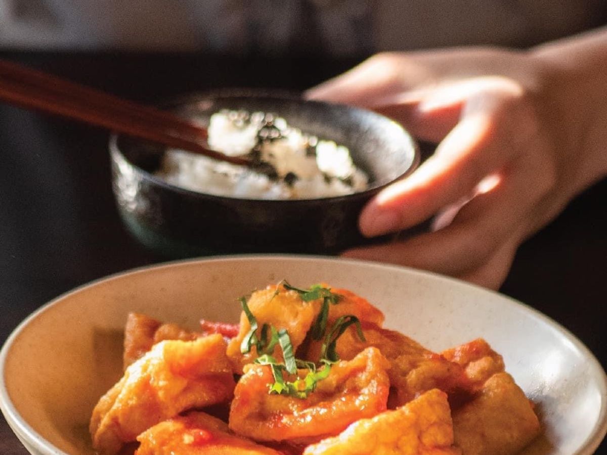 Đậu phụ om cà chua