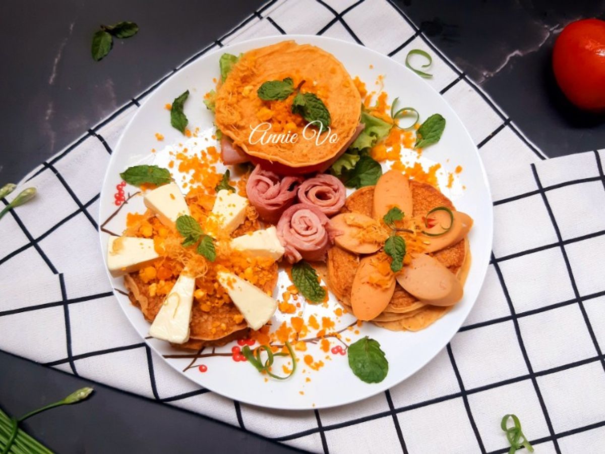Bánh rán phomai thịt nguội