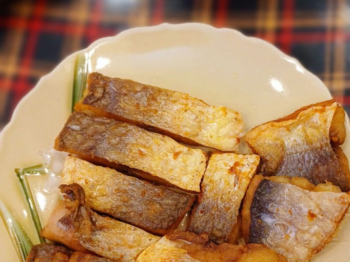 Cá nhụ 1 nắng chiên