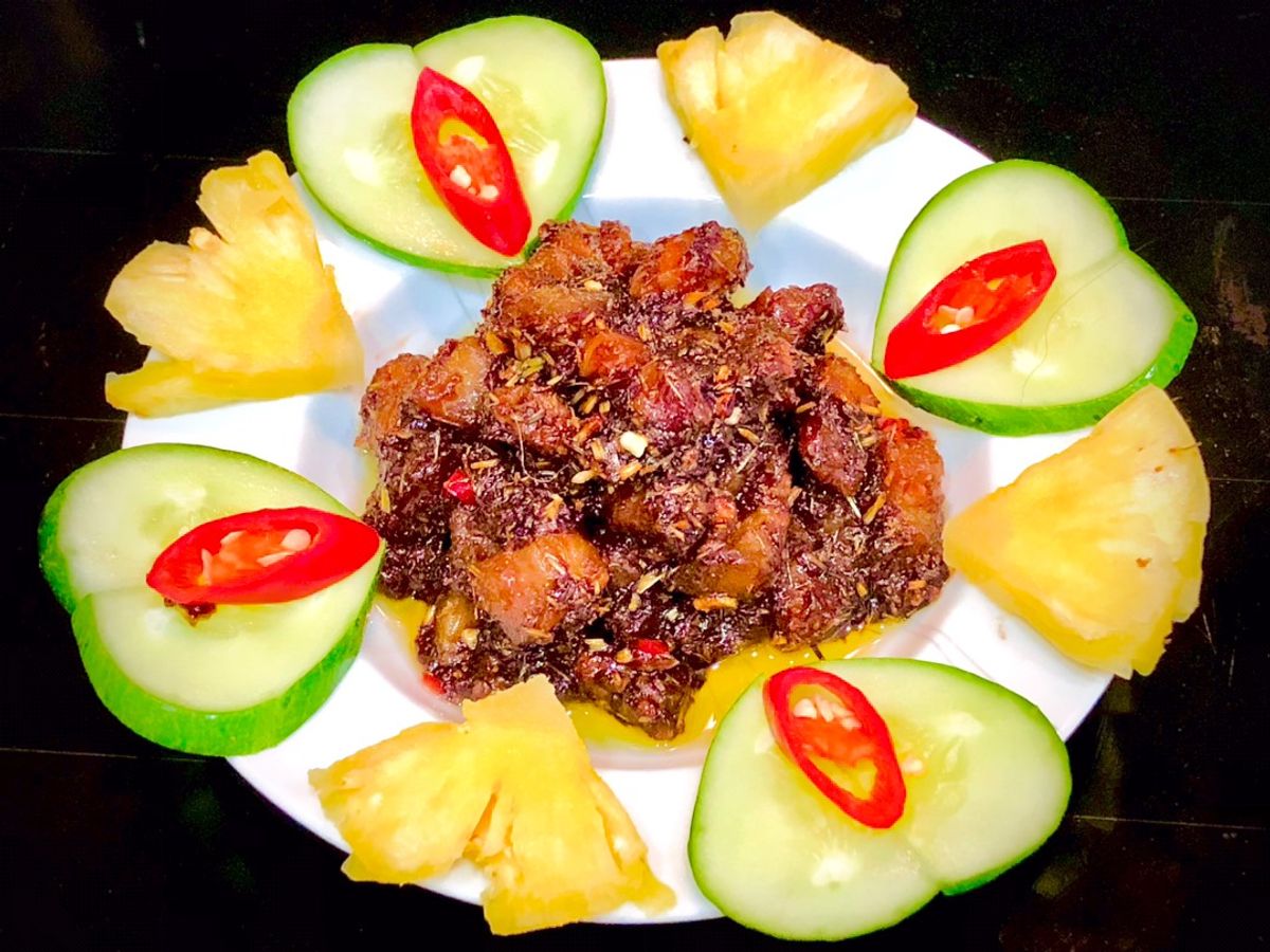 Thịt Xào Mắm Ruốc
