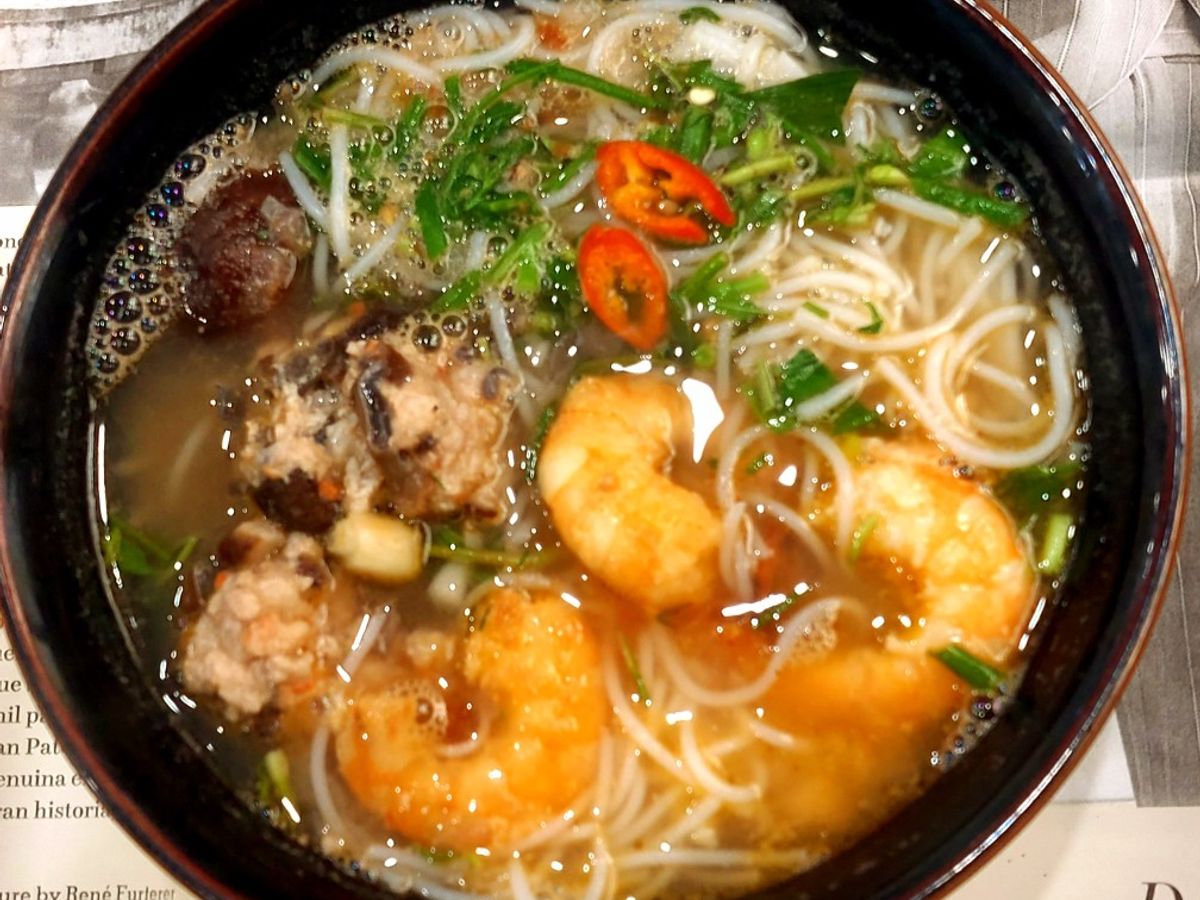 Bún mọc tôm