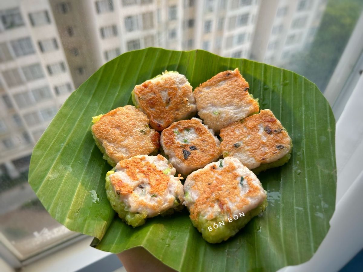 Chả Cá Thác Lác Ép Xôi Chiên