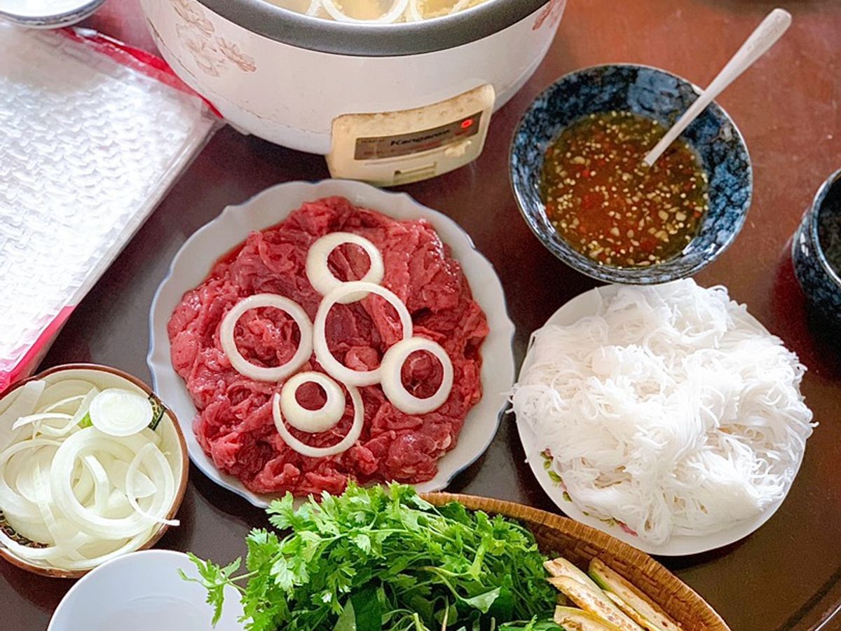 Bò nhúng giấm