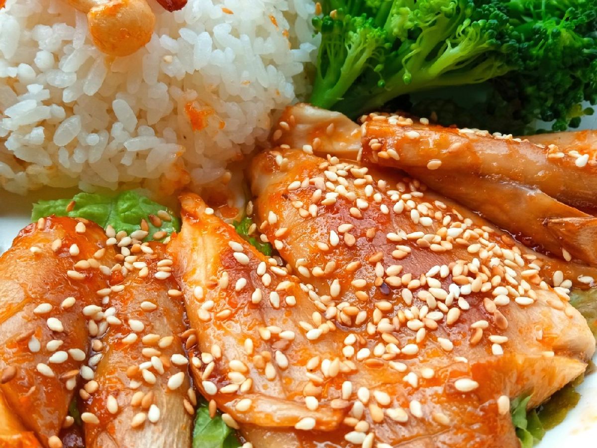 Nấm đùi gà sốt bát vị