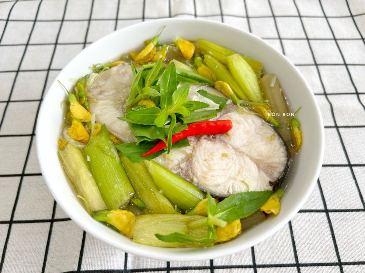 Canh Chua Cá Bông Lau Rau Đồng Nội