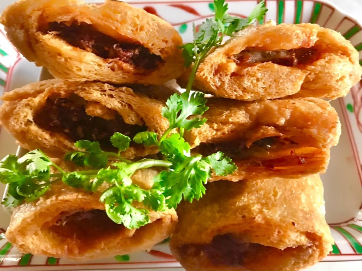 Sườn chay dồn thịt chiên